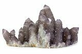 Sparkling Smoky Amethyst Cactus Crystal Cluster - South Africa #373463-1